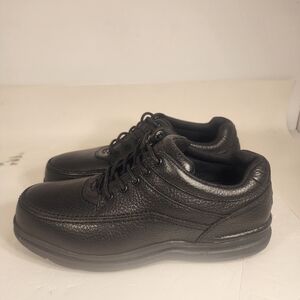 Rockport Steel Toe Work Shoe Men's RK6761 Sz 10M Black Leather Laces Oxford NWOT